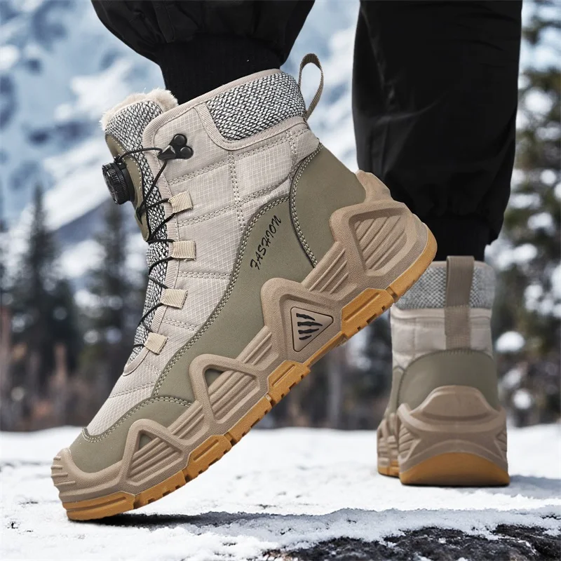 Hunting Outdoor Boots - Warm Fur Outdoor Mens Combat Tactical