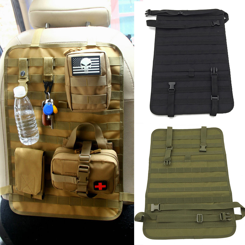 Outdoor Hunting Vehicle - Vehicle Tactical Seat Back MOLLE Panel