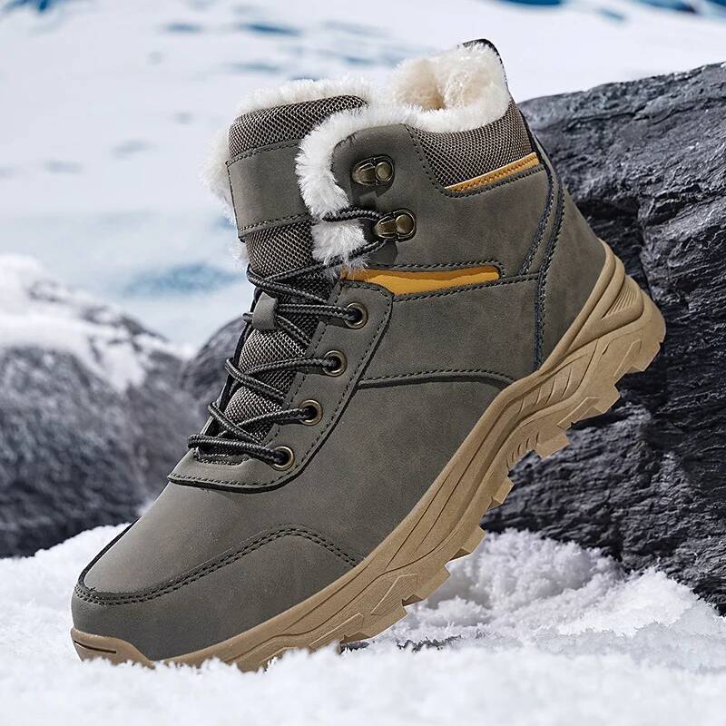 New Autumn and Winter High-Top - Hunting Outdoor Boots ulasan dan harga
