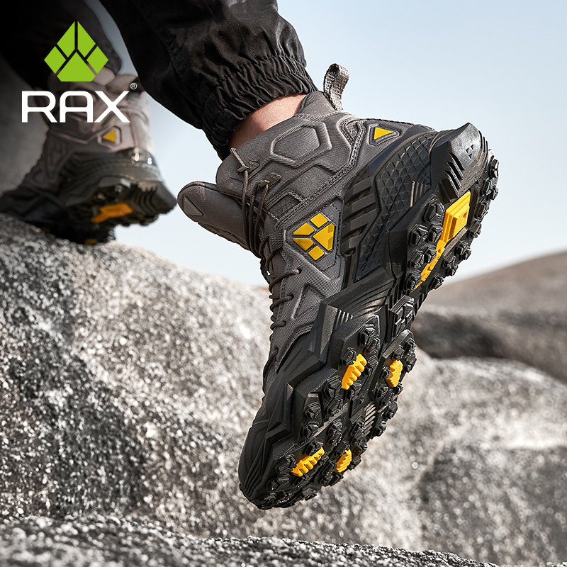 Rax Hiking Shoes Men Waterproo - Hunting Outdoor Boots ulasan dan harga