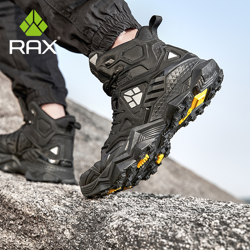 Rax Hiking Shoes Men Waterproo - Hunting Outdoor Boots ulasan dan harga