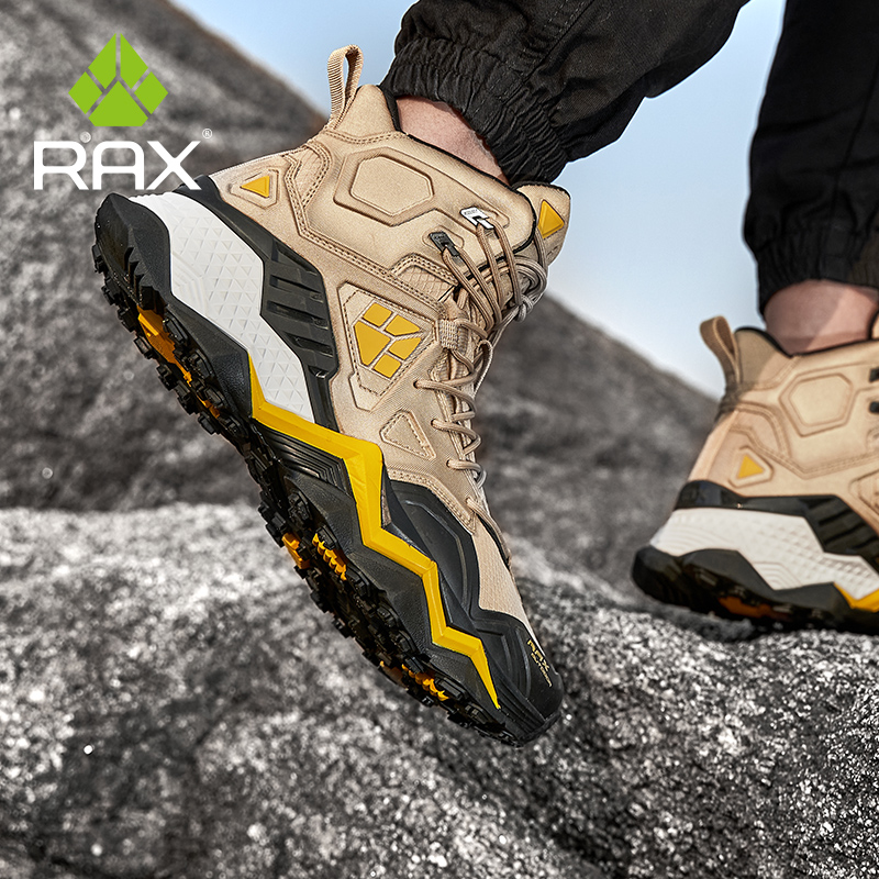 Rax Hiking Shoes Men Waterproo - Hunting Outdoor Boots ulasan dan harga