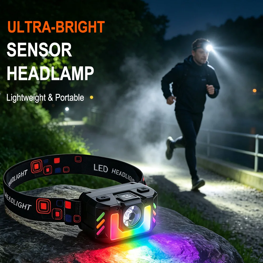 BORUiT 300LM RGB Powerful Moti - Outdoor Hunting Bike ulasan dan harga