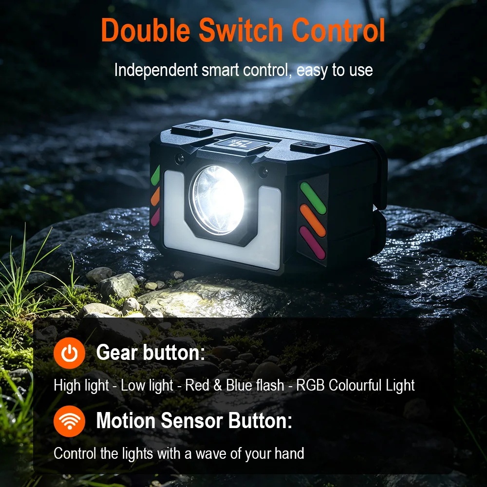 BORUiT 300LM RGB Powerful Moti - Outdoor Hunting Bike ulasan dan harga