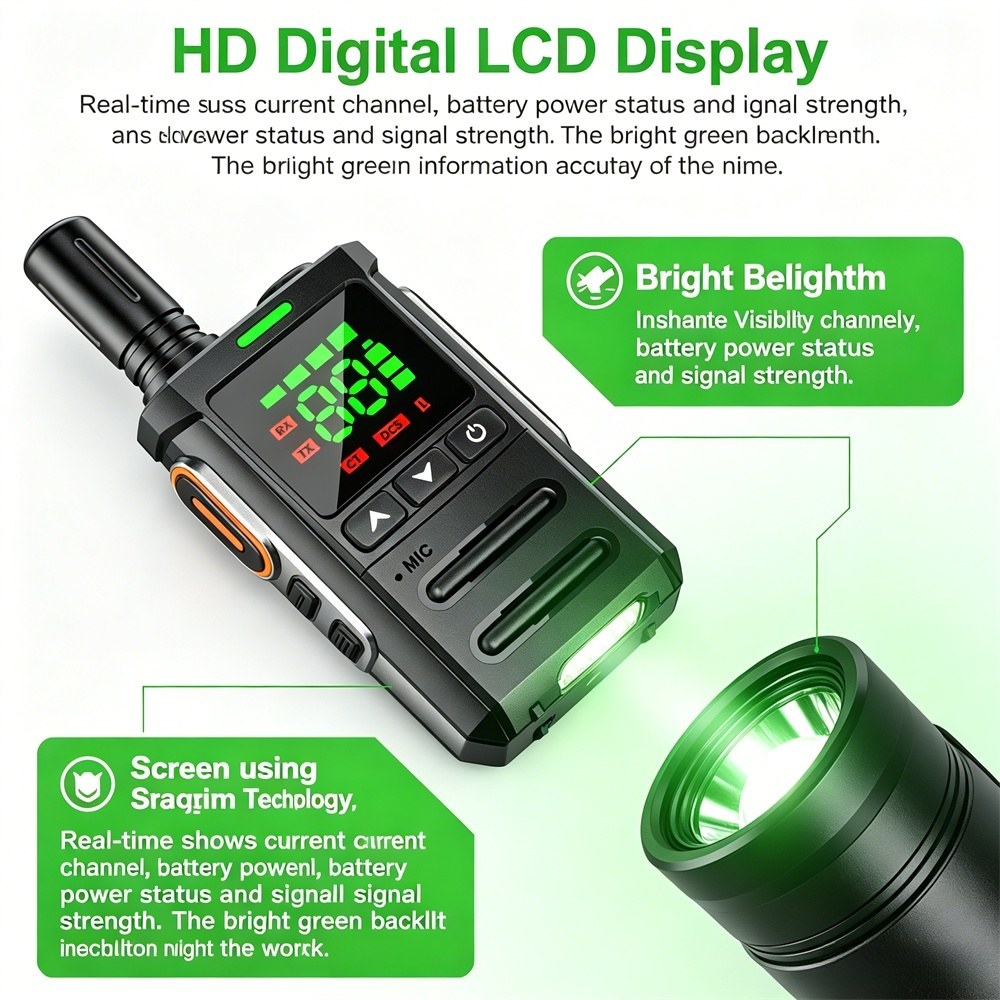 Portable Mini Walkie Talkies 2 - Hunting Outdoor Channel ulasan dan harga