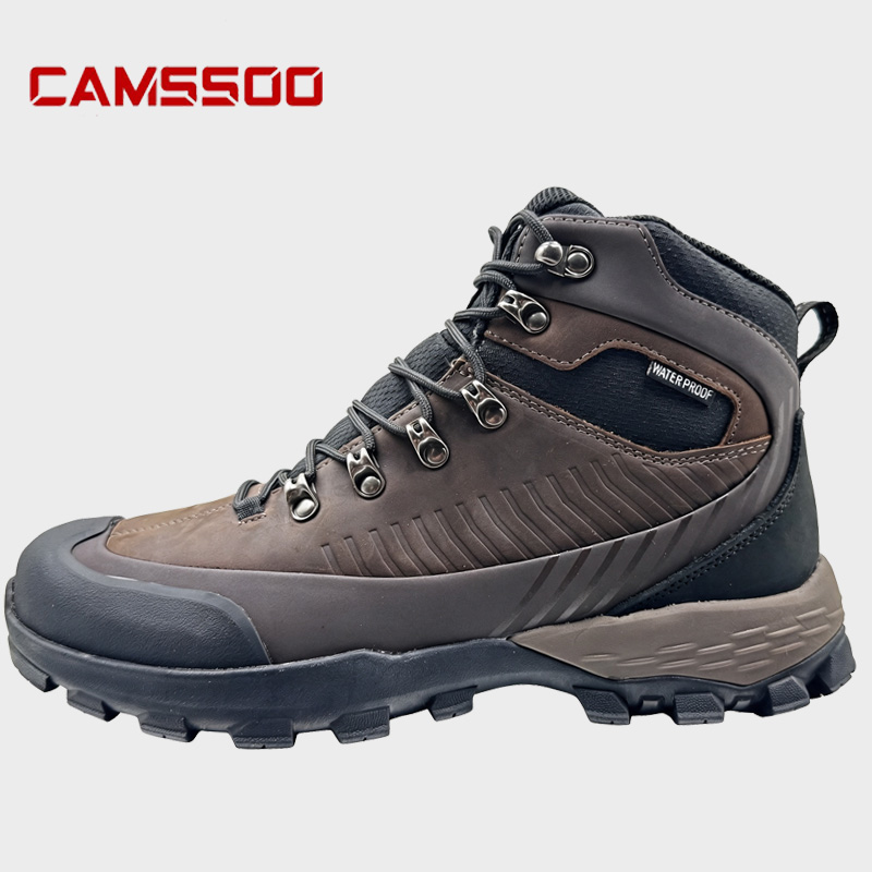 CAMSSOO cowhide hiking Shoes M - Hunting Outdoor Boots ulasan dan harga