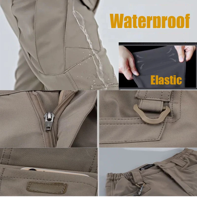 Men's Elastic Hiking Trekking  - Outdoor Hunting Pants Women ulasan dan harga