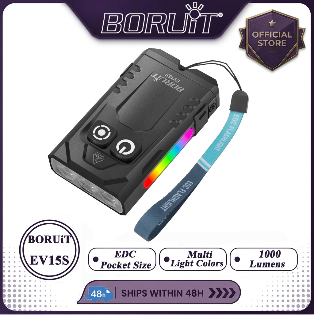 BORUiT EV15S Mini EDC UV Keych - Outdoor Hunting Bike ulasan dan harga