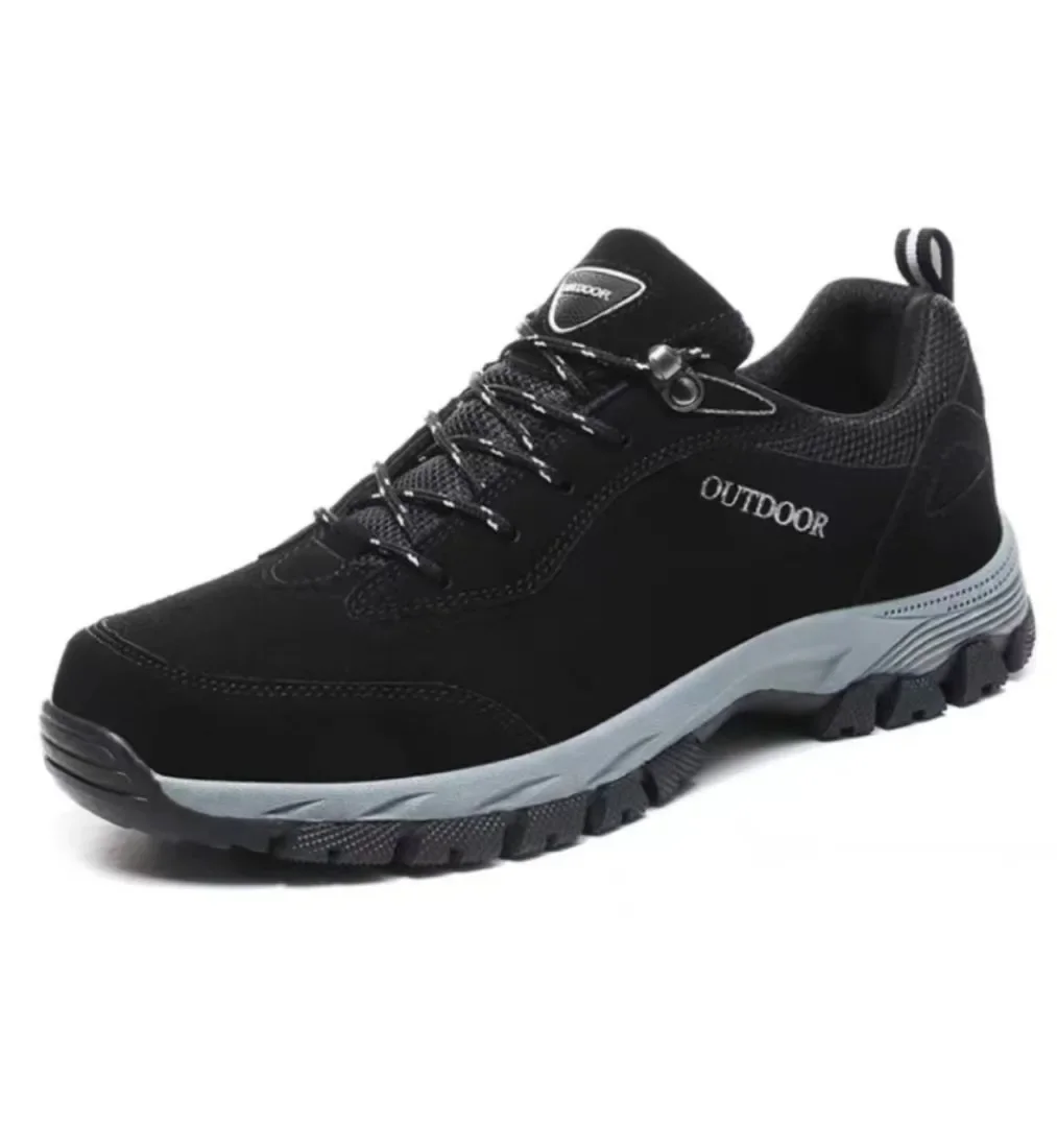 Men's Hiking Shoes Suede Leath - Hunting Outdoor Boots ulasan dan harga