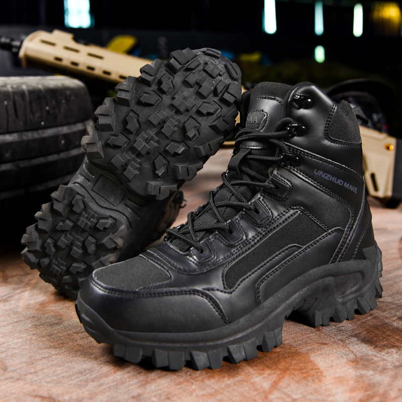 Men'sHiking Shoes Tactical Spo - Hunting Outdoor Boots ulasan dan harga