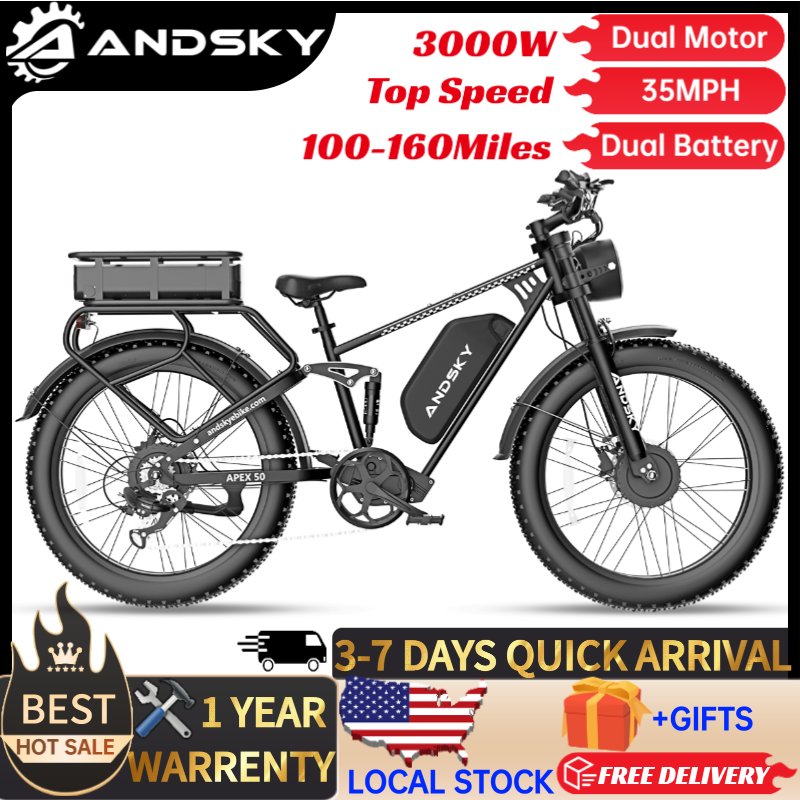 ANDSKY Apex50 AWD Electric Bik - Outdoor Hunting Bike ulasan dan harga