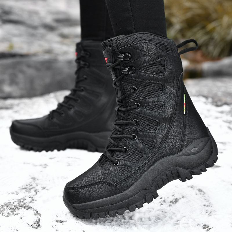 Men Motorcycle Tactical Boots  - Hunting Outdoor Boots ulasan dan harga