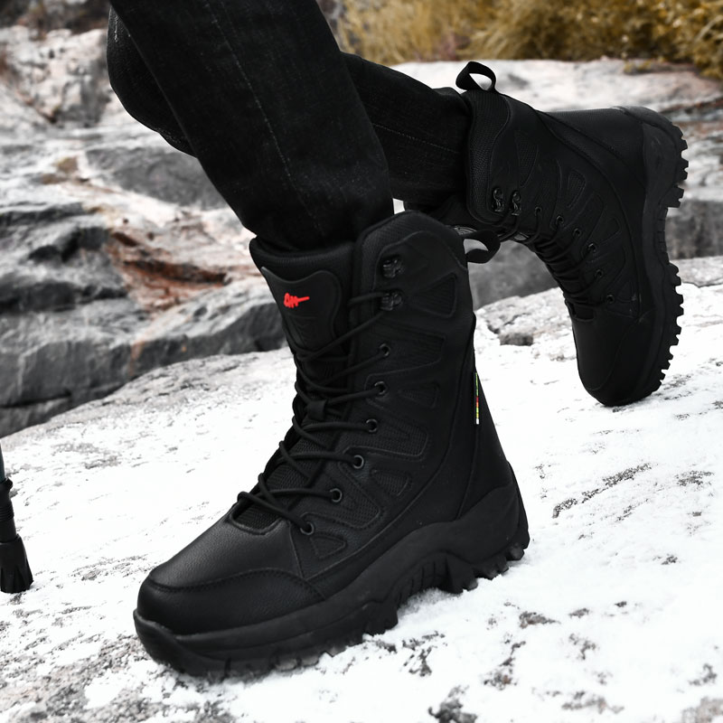 Men Motorcycle Tactical Boots  - Hunting Outdoor Boots ulasan dan harga
