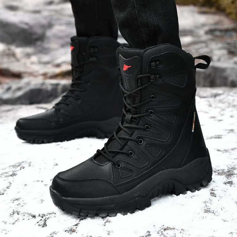 Men Motorcycle Tactical Boots  - Hunting Outdoor Boots ulasan dan harga